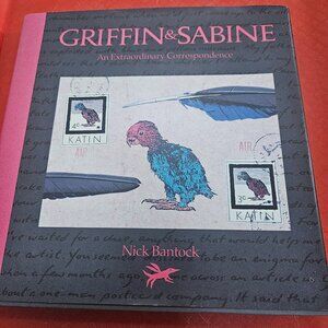 hardcover book titled Griffin& Sabine story is told through letters&postcards